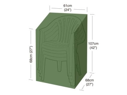 plachta krycí na 4 zahradní židle 61 x 68 x 107 cm, PE 90g/m2