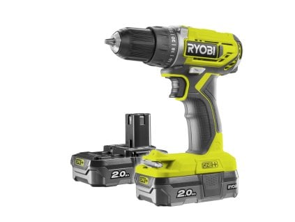 Šroubovák RYOBI R18DD2-220S 18V + akumulátor + nabíječka