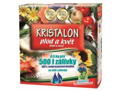 Hnojivo AGRO Kristalon Plod a květ 0,5 kg