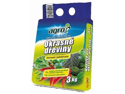 Hnojivo AGRO pro okrasné dřeviny 3 kg