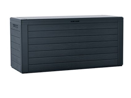 3463112 zahradni box woodebox 280 l antracit 116 cm