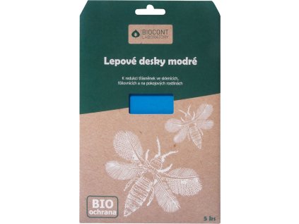 Lepové desky Biocont modré -skleník 5 ks