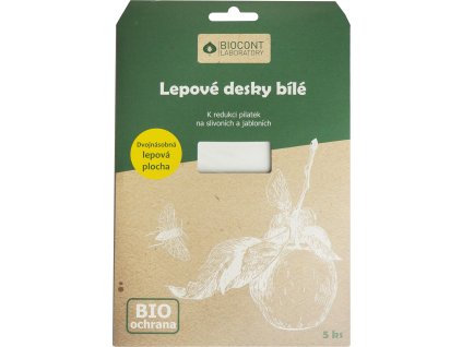 Desky Biocont bílé - švestky a jabloně 5 ks