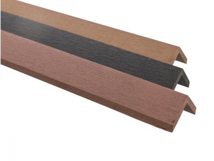 Ukončovací lišta WPC Guttadeck, 50 x 50 x 2900 mm, teak