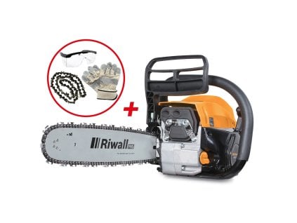 Benzínová řetězová pila RIWALL PRO RPCS 5140 SET