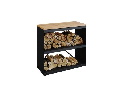 Komoda na dřevo OFYR Wood Storage Black Dressoir