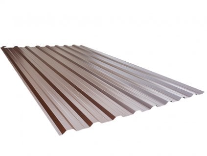 Trapézový plech T18 2000 x 1150 mm hnědá RAL 8017