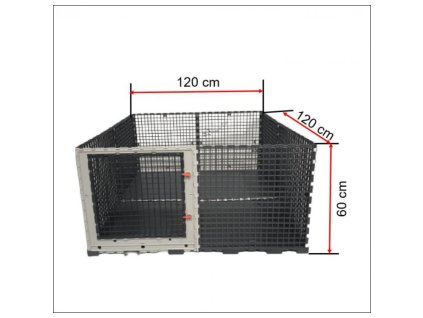 Výběh Leganest 120x120x60 cm – Prostorný a bezpečný domov pro vaše mazlíčky