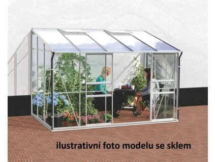 Skleník Vitavia IDA 6500 PC 4 mm stříbrný