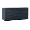 3463112 zahradni box woodebox 280 l antracit 116 cm