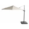 Zahradní slunečník Shadowflex 300cm s bočním stíněním, Light grey