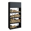 Vysoký regál na dřevo OFYR Wood Storage Black 100