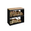 Komoda na dřevo OFYR Wood Storage Black Dressoir